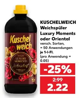 Kaufland KUSCHELWEICH Weichspüler Luxury Moments oder Oriental Angebot