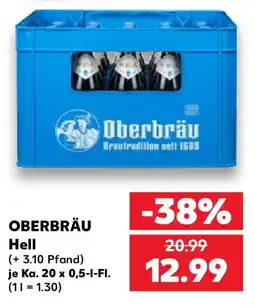 Kaufland OBERBRÄU Hell Angebot