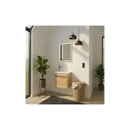 Netto Marken-Discount HOME DELUXE Badmöbel Komplettset BORKUM – Eiche Angebot