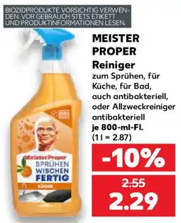 Kaufland MEISTER PROPER Reiniger Angebot