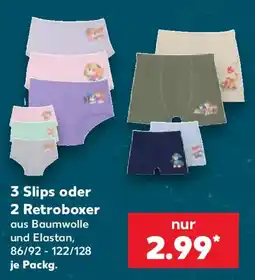 Kaufland 3 Slips oder 2 Retroboxer Angebot