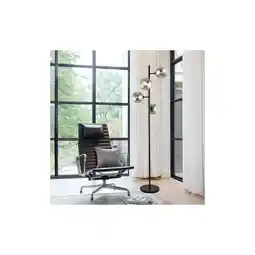 Netto Marken-Discount HOME DELUXE Tischlampe aus Glas VIOLA - Rauchgrau Angebot