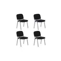 Netto Marken-Discount hjh OFFICE Vierfußstuhl 4er Pack XT 600 S Stoff Angebot