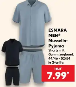 Kaufland ESMARA MEN Musselin- Pyjama Angebot