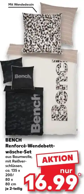Kaufland BENCH Renforcé-Wendebettwäsche-Set Angebot