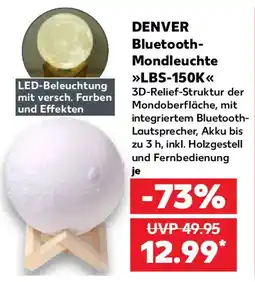 Kaufland DENVER Bluetooth- Mondleuchte LBS-150K Angebot