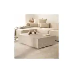 Netto Marken-Discount HOME DELUXE Couchtisch Marmor AMIRI XXL - 120 x 80 cm Beige Angebot