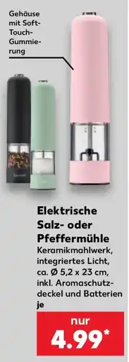 Kaufland SILVERCREST Elektrische Salz- oder Pfeffermühle Angebot