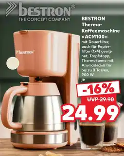 Kaufland BESTRON Thermo- Kaffeemaschine ACM100 Angebot