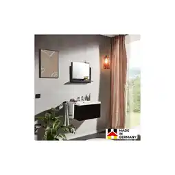 Netto Marken-Discount HOME DELUXE Badmöbel Komplettset WANGEROOGE M - Schwarz Made in Germany Angebot