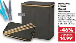 Kaufland DOMOPAK LIVING Doppel- Wäschebox Angebot