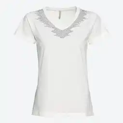 NKD Damen-T-Shirt mit Strasssteinen Angebot