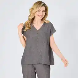 NKD Damen-Bluse mit V-Ausschnitt Angebot