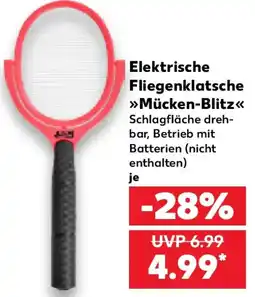 Kaufland Elektrische Fliegenklatsche Mücken-Blitz Angebot