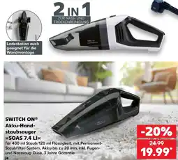 Kaufland SWITCH ON Akku-Handstaubsauger SOAS 7.4 LI Angebot
