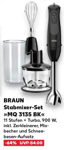 Kaufland BRAUN Stabmixer-Set MQ 3135 BK Angebot