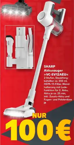 Kaufland SHARP Akkusauger VC-SV12AEU Angebot