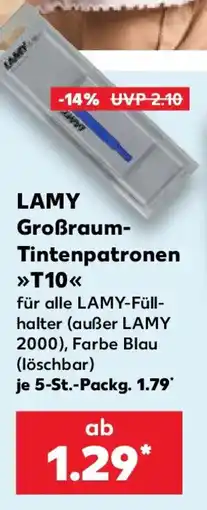 Kaufland LAMY Großraum- Tintenpatronen T10 Angebot