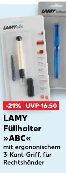 Kaufland LAMY Füllhalter ABC Angebot
