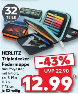 Kaufland HERLITZ Tripledecker- Federmappe Angebot