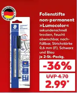 Kaufland Folienstifte non-permanent Lumocolor Angebot