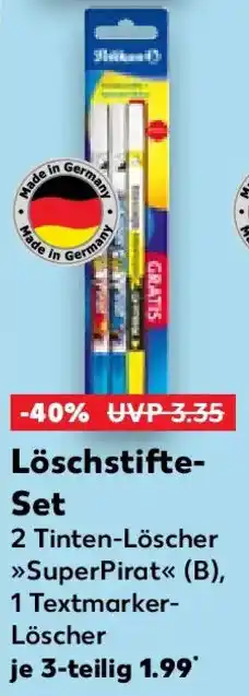 Kaufland Pelikan Löschstifte- Set Angebot