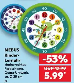 Kaufland MEBUS Kinder- Lernuhr Angebot