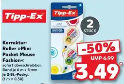 Kaufland Tipp-Ex Korrektur- Roller Mini Pocket Mouse Fashion Angebot