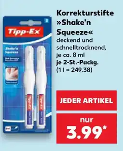Kaufland Tipp-Ex Korrekturstifte Shake'n Squeeze Angebot