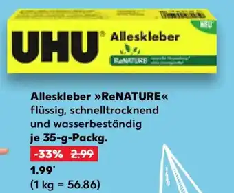 Kaufland UHU Alleskleber ReNATURE Angebot