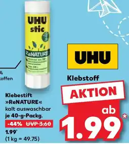 Kaufland UHU stic Klebestift ReNATURE Angebot