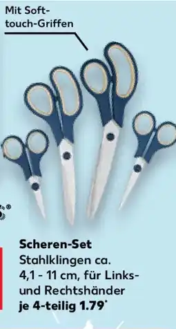 Kaufland Scheren-Set 4-teilig Angebot