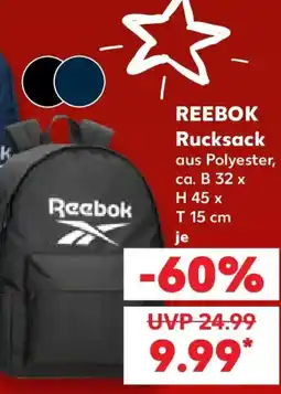 Kaufland REEBOK Rucksack Angebot