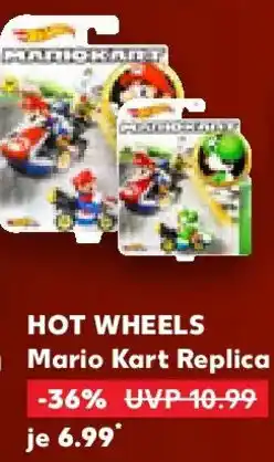 Kaufland HOT WHEELS Fahrzeug Mario Kart Replica Angebot