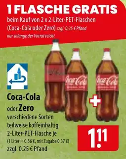 Famila Nord Ost Coca-Cola oder Zero Angebot