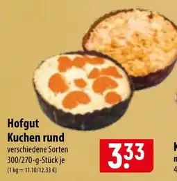 Famila Nord Ost Hofgut Kuchen rund Angebot