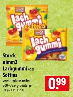 Famila Nord Ost Storck nimm2 Lachgummi oder Softies Angebot