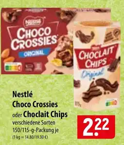 Famila Nord Ost Nestlé Choco Crossies oder Choclaits Chips Angebot