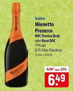 Famila Nord Ost Mionetto Prosecco Angebot