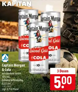Famila Nord Ost Captain Morgan & Cola Angebot