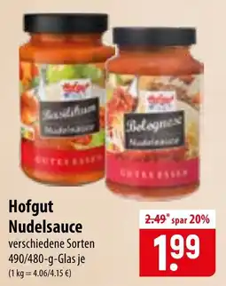 Famila Nord Ost Hofgut Nudelsauce Angebot