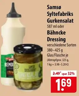 Famila Nord Ost Samsø Syltefabriks Gurkensalat Angebot