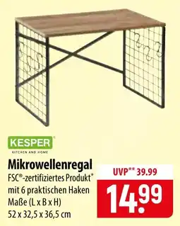 Famila Nord Ost KESPER Mikrowellenregal Angebot