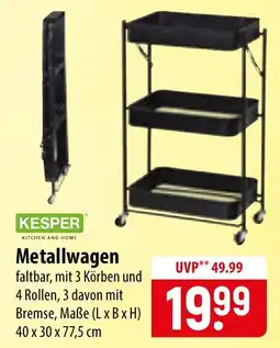 Famila Nord Ost KESPER Metallwagen Angebot