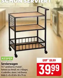 Famila Nord Ost KESPER Servierwagen Angebot