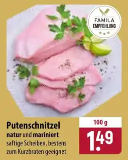 Famila Nord Ost Putenschnitzel Angebot