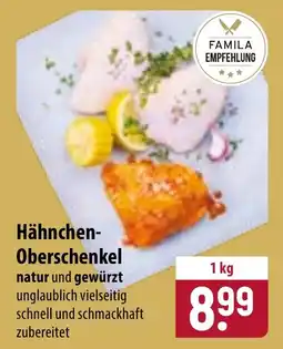 Famila Nord Ost Hähnchen-Oberschenkel natur und gewürzt Angebot