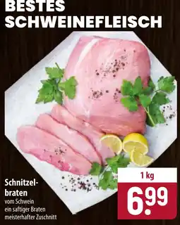 Famila Nord Ost Schnitzelbraten vom Schwein Angebot