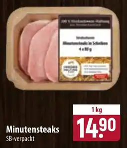 Famila Nord Ost Minutensteaks SB-verpackt Angebot