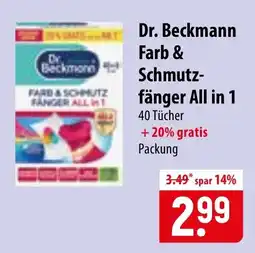 Famila Nord Ost Dr. Beckmann Farb & Schmutzfänger All in 1 Angebot